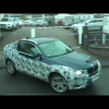 Новый BMW X4 в движении